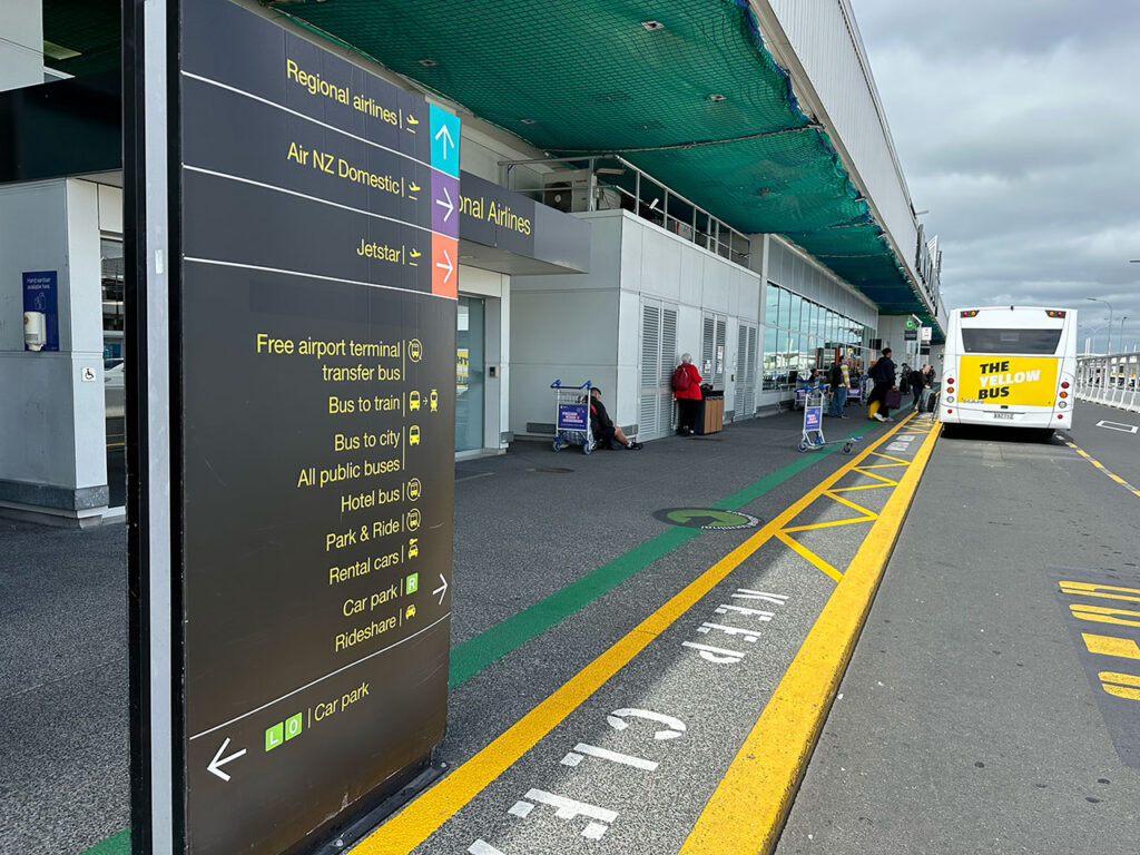 Auckland terminal transfer bus